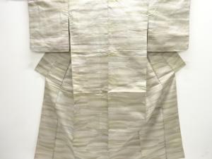 抽象模様織り出し節紬着物